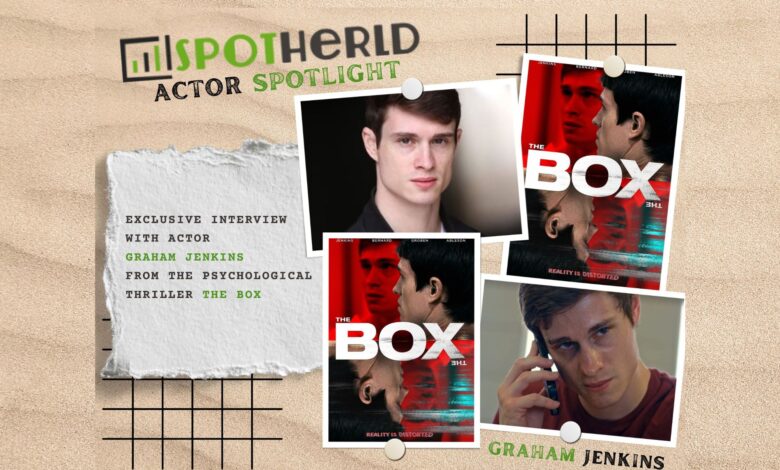 Photo of SpotHerld Actor Spotlight with Actor Graham Jenkins from the Psychological Thriller THE BOX.